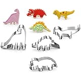 OKUBOX AB01 4pcs Stainless Steel Jurassic Park Dinosaur Cookie Cutter Mold Cake Fondant Biscuit Baking Tool Set