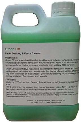 GreenOff Decking and Fence Algae and Mould Remover - 1 litre