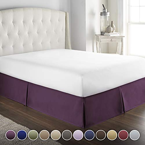 image for HC COLLECTION Hotel Luxury Bed Skirt/Dust Ruffle 1800 Platinum Collect