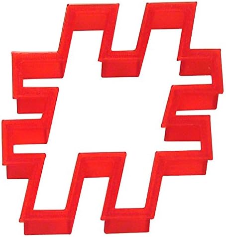 Hashtag Plast-Clusive Hand Made Cookie Cutter 4" PC0117