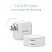 Skiva PowerFlow 2-Port 24W/4.8A Dual USB SmartIC Fast Travel Wall Charger with Foldable Plug for iPhone iPad, Samsung Galaxy, Smart Phones, Tablets, Wearables & more (No Cables Included) [Model:AC137]