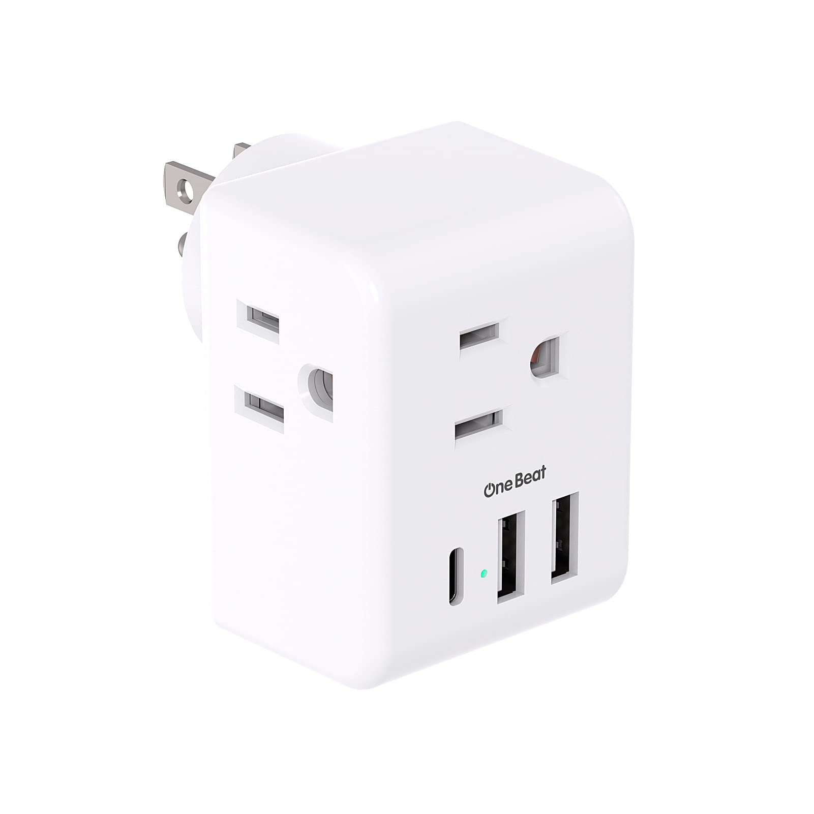 Photo 1 of Multi Plug Outlet Extender, Power Strip Non Surge Protector Electric Outlet Splitter with 3 USB Wall Charger (1 USB C), Multiple Outlet Expander for Cruise, Dorm, Travel, Home, Office