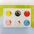 "Home" Button Sticker for iphone/ipad/itouch, Happy Kitty, 6 Stickers