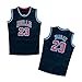 Kiond jionght Youth/Kids #23 Basketball Jersey Retro Athletics Jersey Red White Black