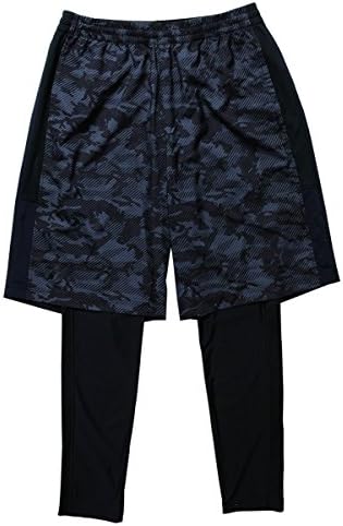 Majestic マジェスティック Authentic 人気ブランド Mens Leggings Shorts Xm12 Blk5 Maj 0001 Set レギンスショーツセット メンズ オーセンティック