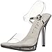 Ellie Shoes Women's 502 Brook Clear Dress Sandal, Clear, 8 M US