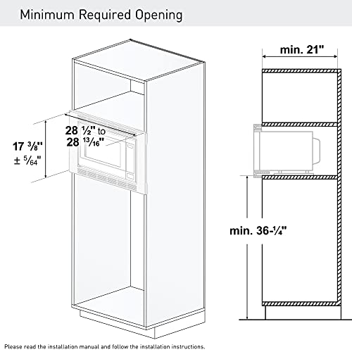 Panasonic NN-TK932SS 30-inch Trim Kit for 2.2 cu ft Microwave Ovens, Stainless Steel