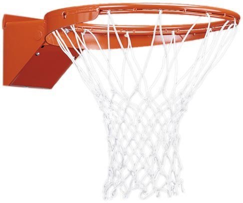 ETCBUYS 1 Glow in The Dark Basketball & 1 Heavy Duty Net Replacement -2 Pack- Outdoor Net and Basketball Hoop Accessories, Standard Regulation Size for Outside Basketball Rims, Kids Backboard and Rim