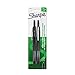 SHARPIE Retractable Pens, Fine Point (0.8mm), Black, 2 Count