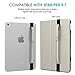 MoKo Pencil Case Holder for Apple Pencil - PU Leather Elastic Pencil Pocket Sleeve Detachable Pouch Cover for Apple Pencil, Fit iPad Pro 9.7 Inch Cases and iPad Pro 10.5 Inch Cases, GOLD