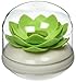 Gracallet Green Lotus Cotton Swab Holder, Small Q-tips Toothpicks Storage Organizer