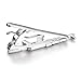 Yoursfs Tie Pins Gun Tie Bar Stainless Steel for Mens Gift Necktie Bar Clips Tie Pins