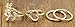 coromose 2015 Beautiful Leaf Heart Nail Ring Set of Four Rings