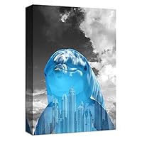 Canvas Wall Art Cute Cat Canvas Prints Home Artwork Decoration for Living Room,Bedroom - 12x18 inches