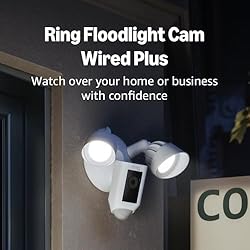 Ring Floodlight Cam Wired Plus — Outdoor home or