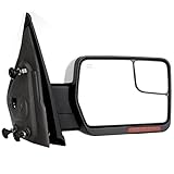 ECCPP Passenger Side View Mirror Replacement fit for 2004-2014 Ford F-150 Power Heated Chrome Puddle Signal Light