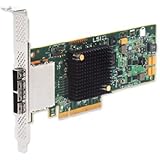 LSI SAS9207-8E Logic SGL SAS PCIE 12/3.3V CTLR 8Port Ext 6GB/S SATA Plus SAS