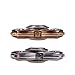 MultiBey Tri Fidget Spinner, Hybrid Ceramic Bearing, Diamond Tangent Plane, Precision Parts, EDC Toy, Champaign Gold/ Mirror Silver, Pack of 1 Set (Champaign Gold)