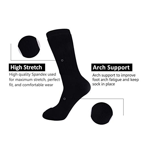 Men Thermal Socks with Ultra Warm and Heat Thick for Winter Cold Weather 4 pack