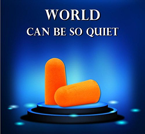 Hearing-Protection-Disposable-Foam-Earplugs-Set-By-Soft-Safe–Perfect-Steady-Fit–32db-Sound-Suppression–50-Individually-Wrapped-Pairs–Ideal-For-Sleeping-Musicians-Workers-More–Orange Hearing-Protection-Disposable-Foam-Earplugs-Set-By-Soft-Safe–Perfect-Steady-Fit–32db-Sound-Suppression–50-Individually-Wrapped-Pairs–Ideal-For-Sleeping-Musicians-Workers-More–Orange