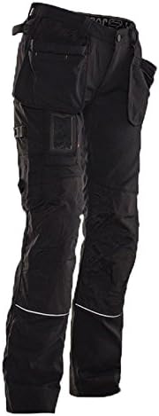 Jobman 287206-9999-DA52" Fast Dry Womens Craftsman Trousers, Black, 70 mm