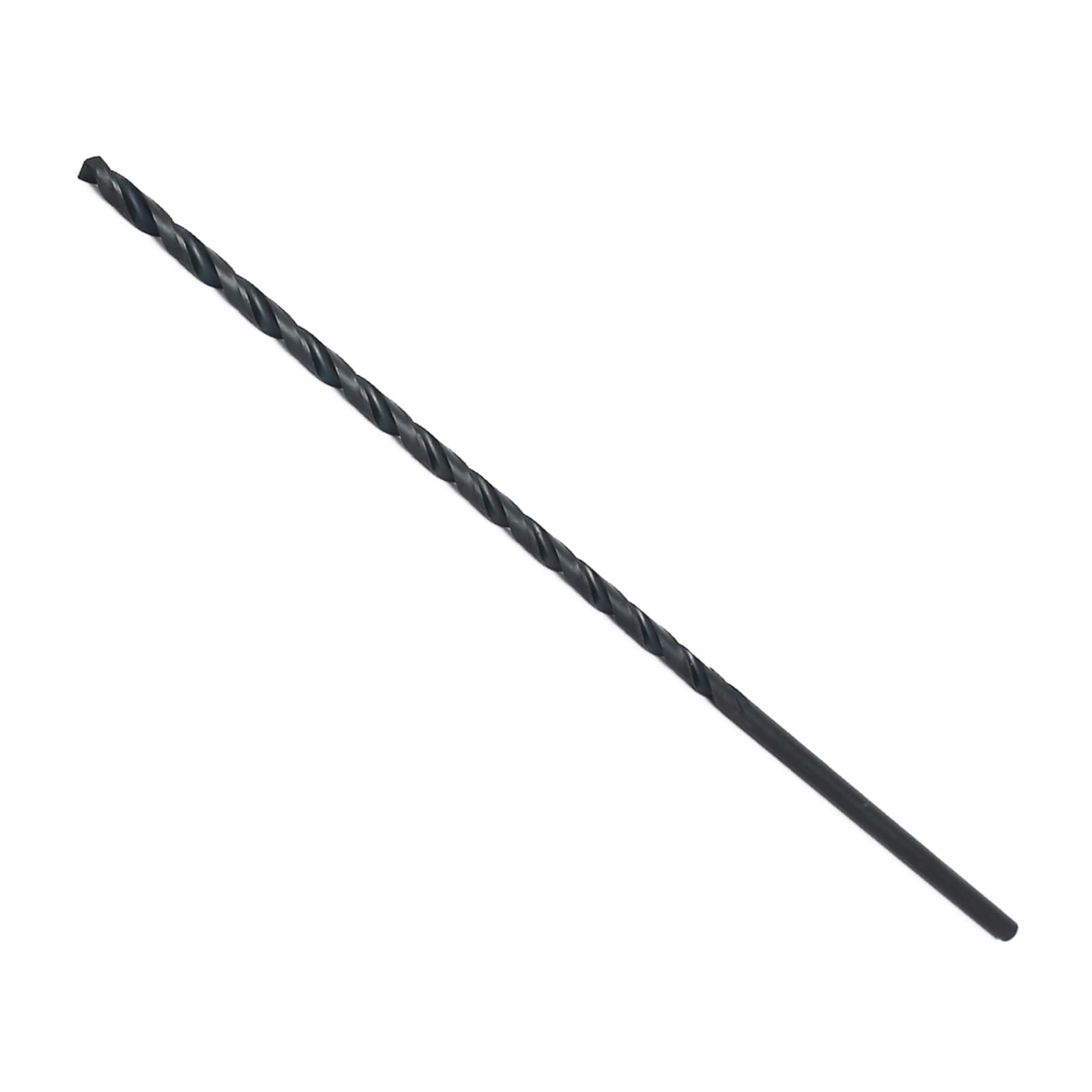 CoCud High Speed Steel Twist Drill Bits, 5mm Diameter 250mm Length, Straight Twist Jobber Drill Bit Black - (Applications: for Metal Woodwork Plastic Aluminum)
