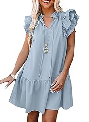 Dokotoo Womens Fashion Sleeveless Tank Dress Sexy