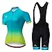 Uriah Women's Cycling Jersey Bib Shorts Black Sets Short Sleeve Reflective