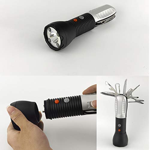 RuoFeng High-Power Flashlight Outdoor Emergency Tool Combination 3w High Power Led Multi-Function Tool Flashlight