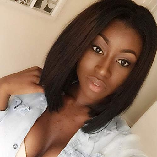 Wig Brown short curly hair for women Cosplay Natural Looking Heat Resistant Fiber with Free Cap 11.8"