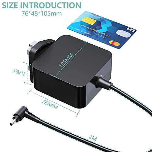 DEYEE 45W Laptop Charger for ASUS X540S X540SA X540 X540L X540LA X540N X540Y X541 X541S X553 X553S X553M X556 X566U X453 X453M TP300 E203N E203M E210M E406M E406S E403SA E410M UX305,ASUS Power Supply - Image 4