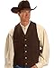 Scully Rangewear Men's Rangewear Walnut Frontier Vest Walnut Large