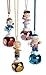 Peanuts Characters Holiday Jingle Buddies Bells w/ Pendant Cord-Set of Four