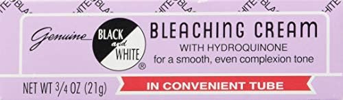 black and white bleaching cream