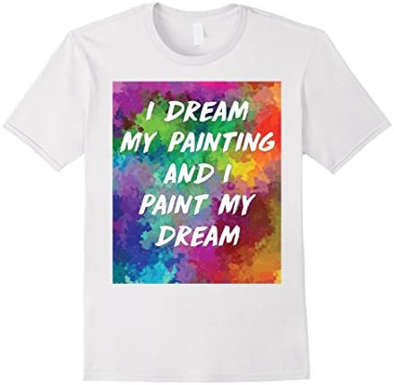 Men's Artist Paint Palette Tray Brush Cool T-shirt Crafty Gift Tee 2XL White