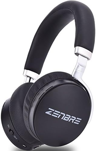 Bluetooth Headphones Wireless, ZENBRE H6 Foldable Bluetooth 4.2, Bass Portable Hi-fi Stereo with Noise Isolation, 20h Playtime Support Aptx and Hands-Free Calling, Carry Case(Black)