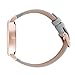 WRISTOLOGY Olivia Womens Watch Dots Rose Gold Boyfriend Ladies Grey Leather Strap Band OC045