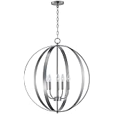 Maxim Provident-Five Light Pendant-24 Inches Wide by 27 inches high-Satin Nickel Finish -Traditional Installation