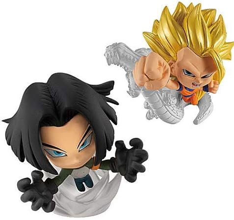 Amazon ドラゴンボール 超戦士カプセルフィギュア05 アソート2種セット 2 孫悟空 超サイヤ人3 3 人造人間17号 ガチャガチャ カプセルトイ フィギュア ドール 通販