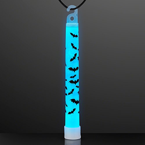 25 Bats & Spiders Halloween Glow Sticks in Assorted Colors