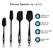 Silicone Spatula Set - Heat Resistant Tools for Cooking, Baking & Mixing - One Piece Design Spatulas for Non-Stick Cookware - Durable Stainless Steel Core - Spatulas Silicone Heat Resistant - by Zulay