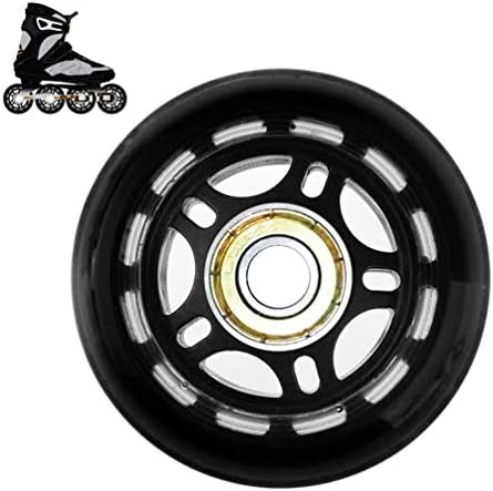 Inline Skate Wheels Mute Roller Skating Wheels Skating Replacement No Flash 70mm Bearing Skateboard Accessories