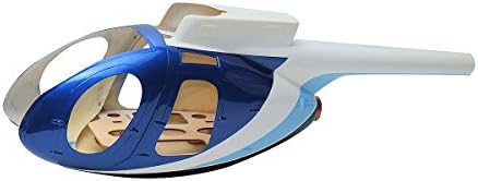 Rusheli FRP HUGHE 500E 450EP Body, Sky/Blue/White