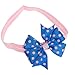 10PC Babys Headband Hairband, Misaky Elastic Wave Point Bowknot