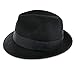 Belfry Trilby Men/Women Snap Brim Vintage Style Dress Fedora Hat 100% Pure Wool Felt in Black, Grey, Navy, Brown and Pecan