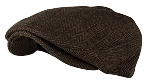 Herringbone Tweed Wool Blend Snap Front 