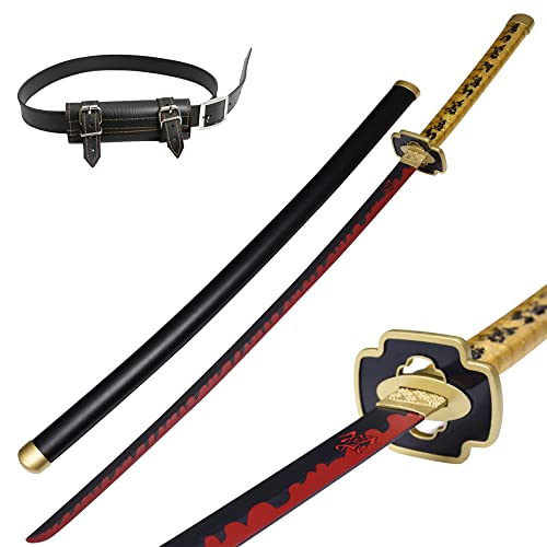 Demon Slayer Katana Sword - 41 Inch Light Up Tanjiro Sword With Display Stand