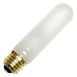 (Pack Of 6) 60-Watt T10 Frost Tubular Incandescent Medium (E26) Base 120-Volt Light Bulb