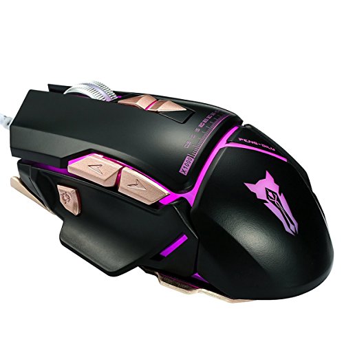 Buy YooZoo Professional Gaming Mouse Mechanical 8 Buttons Black, 4