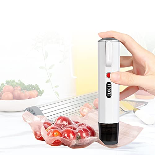 Kimfly Mini Vakuumierer, Wireless Handheld Automatische Vakuumpumpe, USB Wiederaufladbare Vakuumiergerät für…